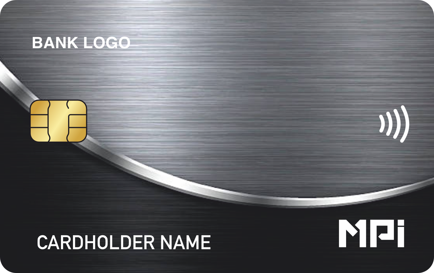 MPi metal card — brushed